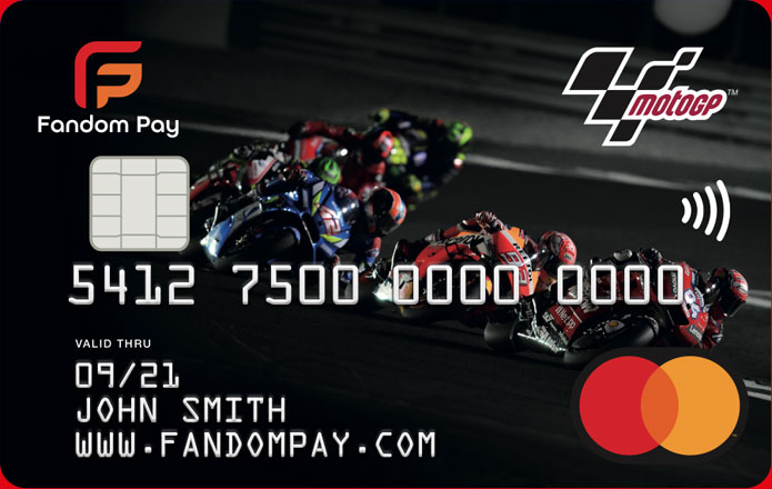 Die Fandom Pay MotoGP™ Mastercard®